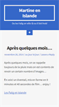 Mobile Screenshot of martine-en-islande.com