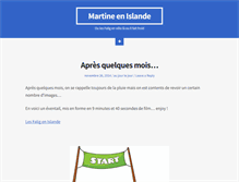 Tablet Screenshot of martine-en-islande.com